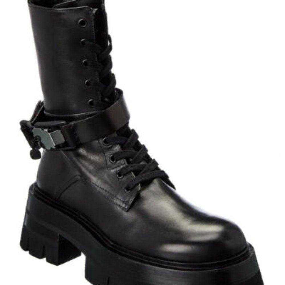 Versace Medusa Combat Boot Size 39